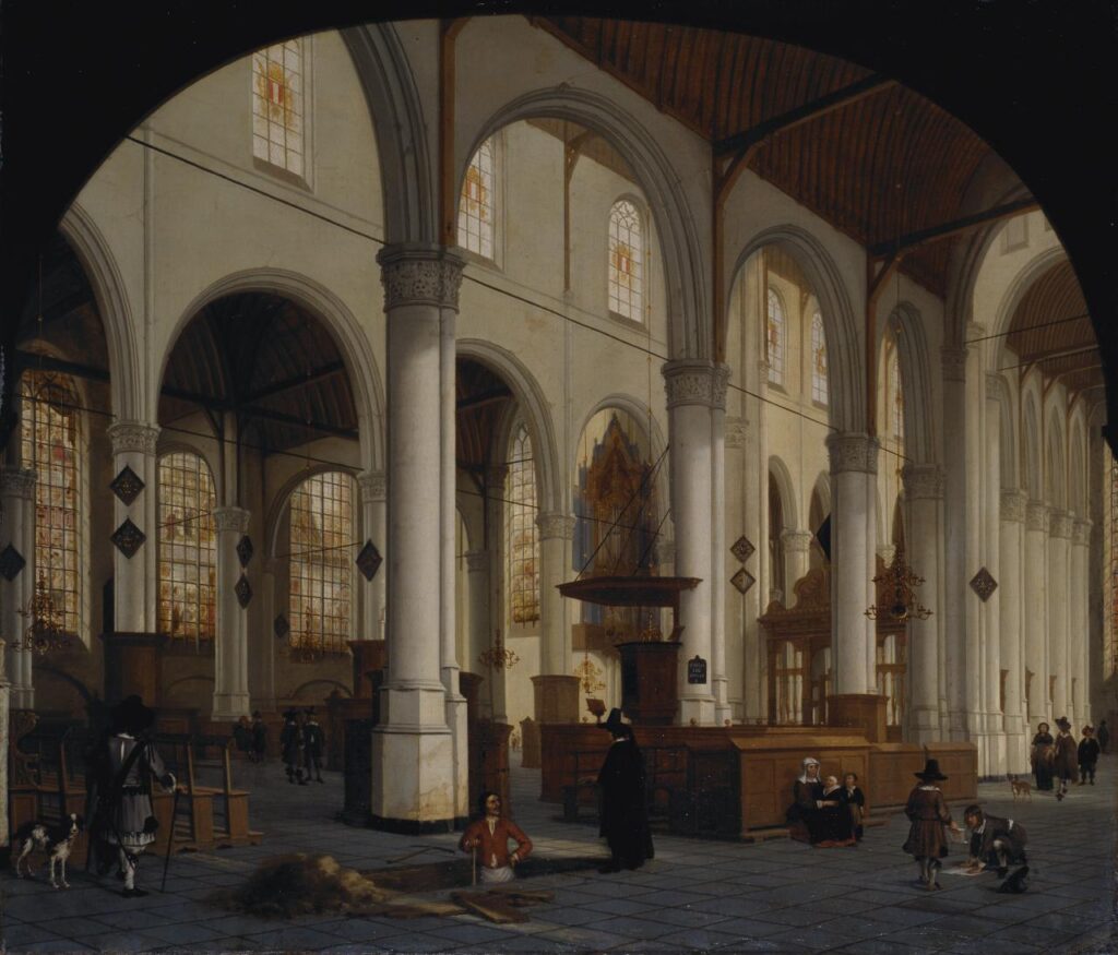  Hendrick Van Vliet, Sint-Jan Gouda, 1662. National Gallery of Victoria, Melbourne