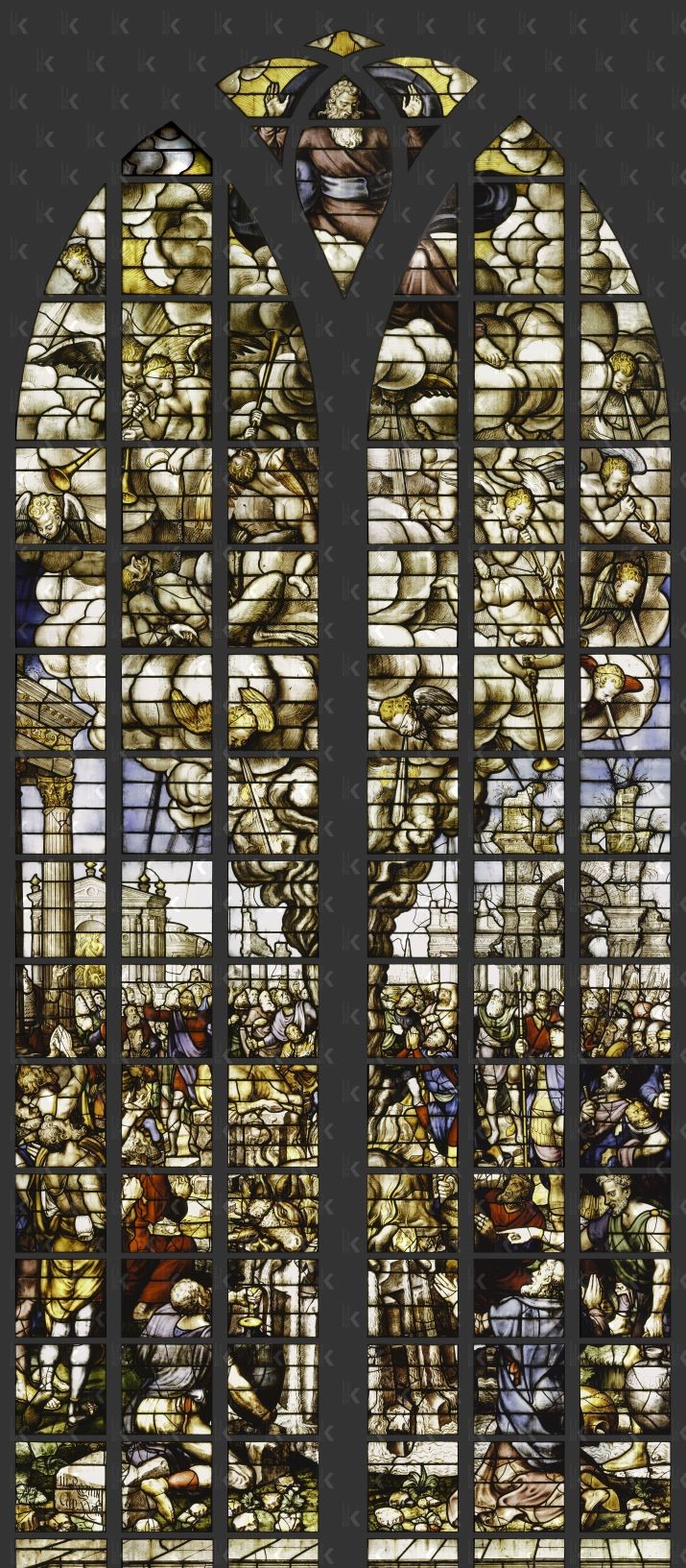 Glas 23 Sint-Jan Gouda, Elia en de profeten van Baäl